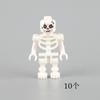 Halloween Skeleton Soldiers Ghost Zombies Small Particle Building Blocks Children'S Mosaic Toy Bags Exit