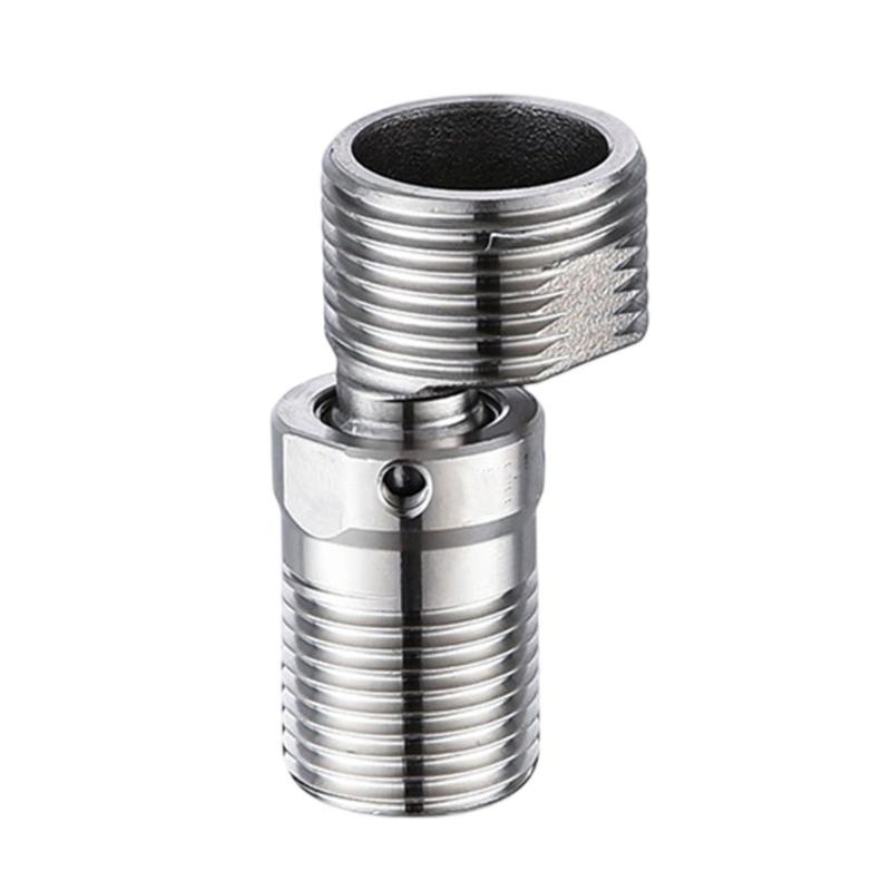 

Shower Fixture Adapters Wall Mounted Shower Faucet Adapters Stainless Steels Angled Curved Foot Bathroom Accessories