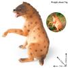 Oenux Classic Wild African Animals Simulation Tiger Hyaenidae Action Figure Figurines PVC Model Education School Kid Toys