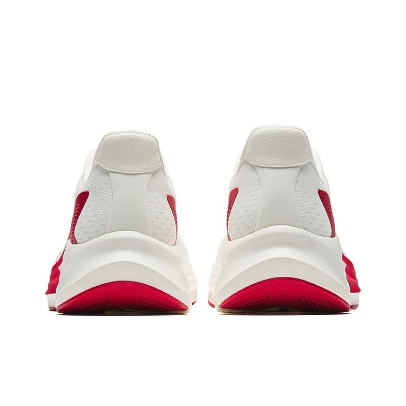 Anta Poison Sting 6 Comfortable Sports Shock Absorption Lightweight Low Top Running Shoes Men Sneaker White Red 912515511-10