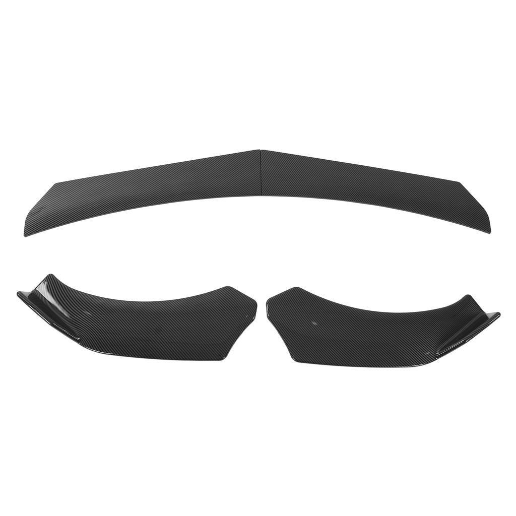 Front Bumper Lip Spoiler 4 Parts Form   Modification Aggressive Decoration