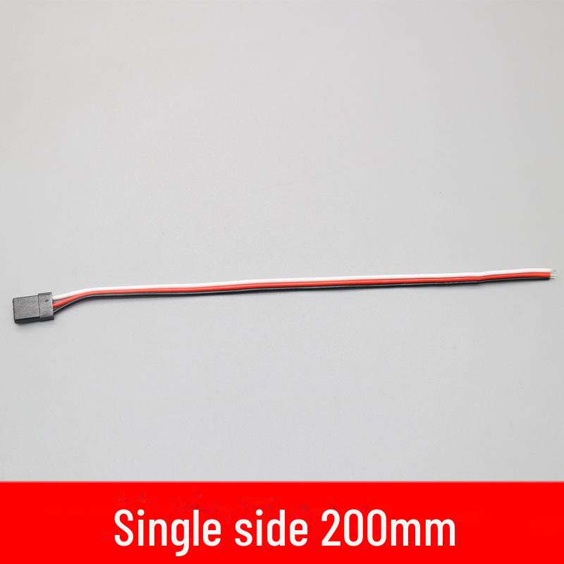 "30-Core Servo Extension Cable for Model Cars and Aircraft, Male to Female, 150/200/300/500mm"