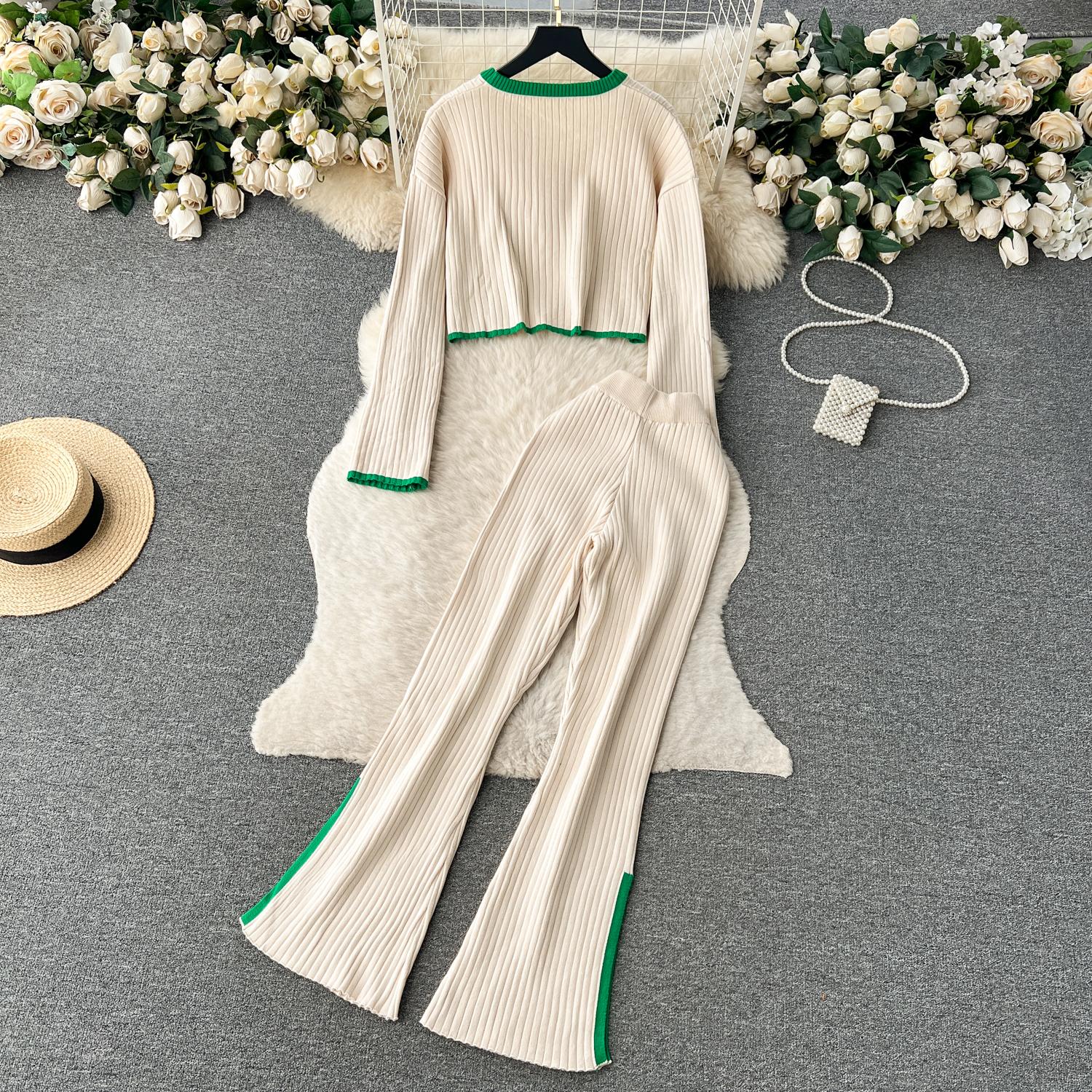 Винтажный вязаный топ с круглым вырезом в стиле Хепберн — фото 22