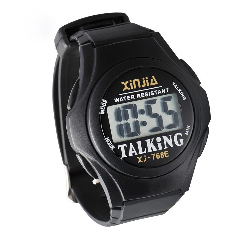 A Talking Clock That Speaking Time. Digital Alarm Clock and Watch for the BlindElderly or Children.