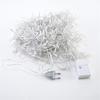 3X1M Christmas Icicle Light Outdoor Curtain Icicle Light 600 LED Cluster Firecrackers String Lights Garland for Tree Decor