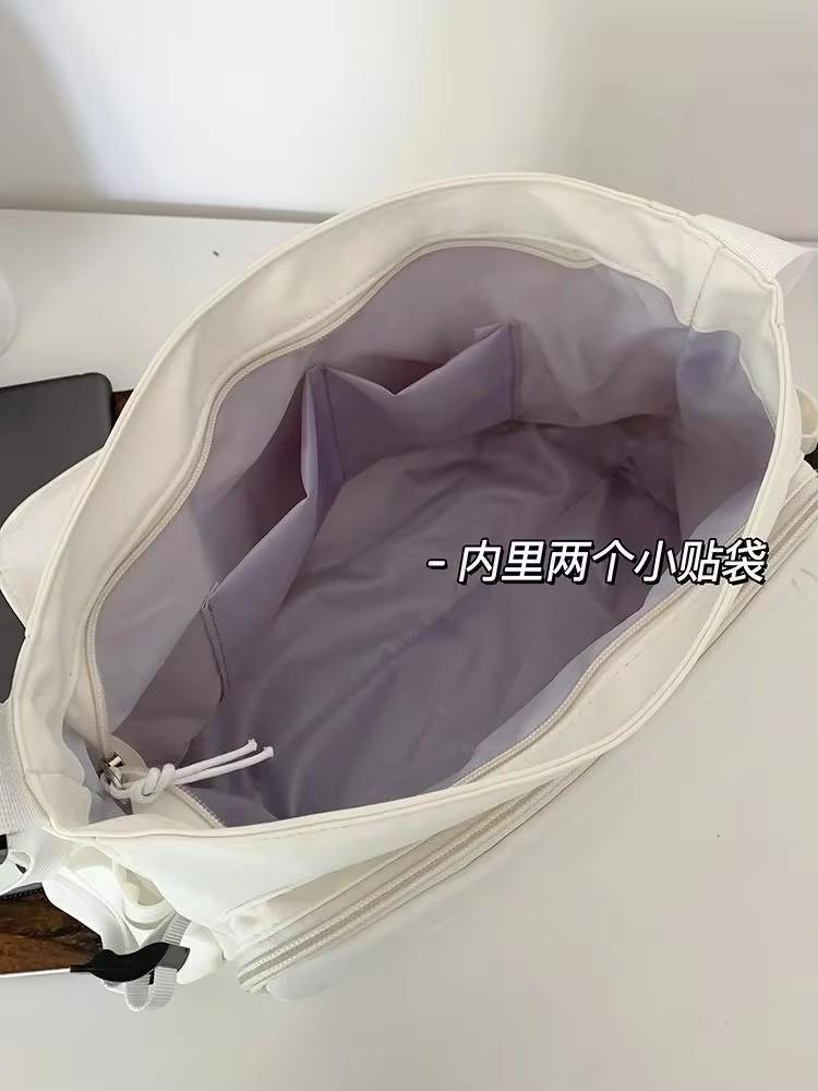 Harajuku Crossbody Bags Women Men Preppy Style Patchwork Color Shoulder Bags Collage Student Messenger Bag waterproof Bags