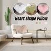 Heart Shaped Stripe Plush Soft Pillow Fluffy Sleeping Pillow Living Room Home Decor Valentine Day Gifts Comfortable Sofa Cushion