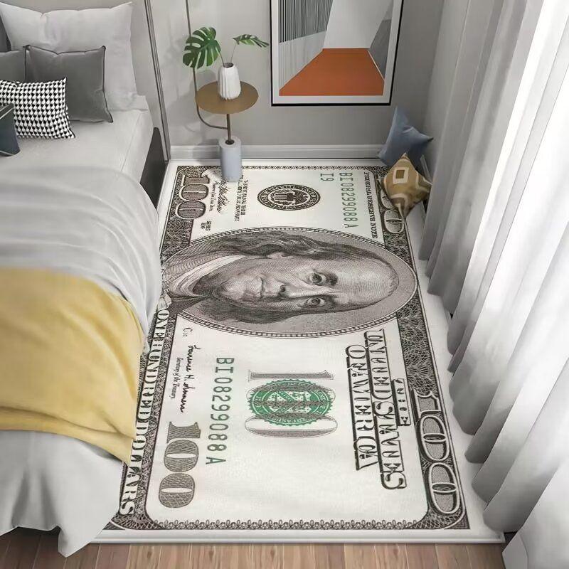 

Американский коврик для пола, спальня, одеяло, домашний простой коврик для эркера, гостиная, модный бренд, утолщенный кристальный бархатный ковер 120 * 200cm [crystal velvet]