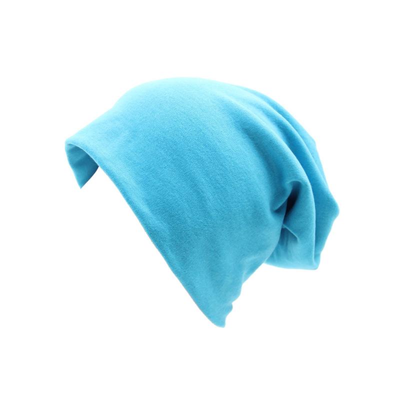 1Pc Cap Oversized Women Ladies Solid Color Mens Skateboard Slouch Beanie Hat Polyester