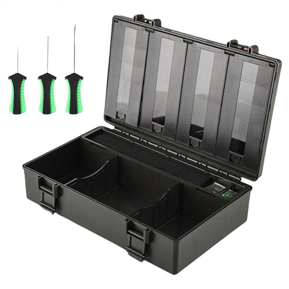 Carp Hook Group Box Hair Rigs Storage Case Fishing Tackle Box Fishing Accessories Tool Storage Box Fishing Tackle Accessories