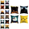 Halloween Themed Cushion Cover With Super Soft Short-pile Velour Material
