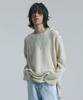 TEN PAST SEVEN Shoulder Button Slit Knit (2 Colors)