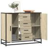 VidaXL Buffet Sonoma Oak 92x35x76 Cm Engineered Wood, Storage Furniture, Kitchen Storage Furniture, Furniture of 3300826