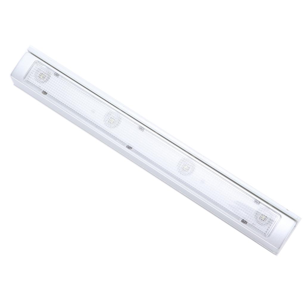 Vibration Sensor Light 4 LED Drawer Closet Cabinet Lamp for Reading Study Working Cupboard