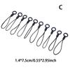 10Pcs/Pack Lanyard Lariat Cords Lobster Clasp Rope Keychains Hooks Mobile