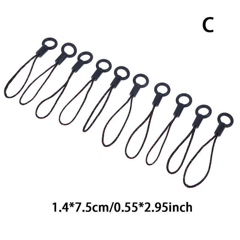 10Pcs/Pack Lanyard Lariat Cords Lobster Clasp Rope Keychains Hooks Mobile