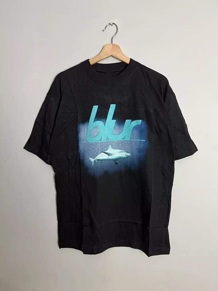 

New Popular Blur Band Black T-Shirt Tops tees Men s Women s Cotton Full Size Unisex 4XL