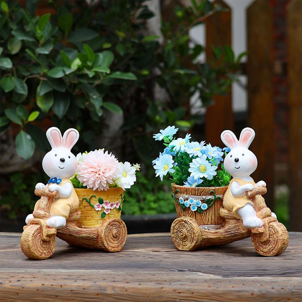 Creative Flower Pots, Courtyard Balcony Decorations, Creative Resin Crafts Ornaments, Outdoor Garden Decorations
