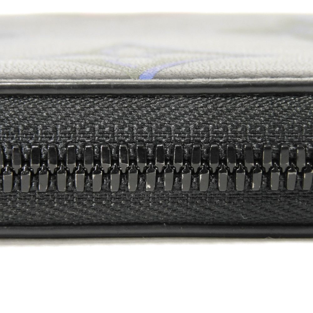 Used 12564 Zippy Wallet Vertical M82368 7940 Japan Exclusive Multicolor RFID Monogram Spotlight Noir Men's from Japan