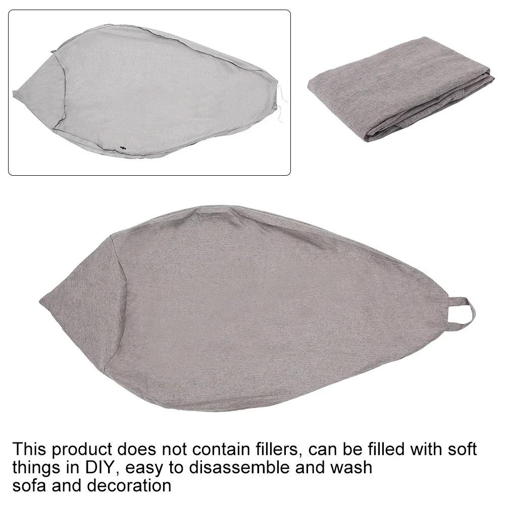 Lazy Sofa Cover Comfortable Large Bean Bag Cover Without Filler for Home Bedroom Adults Kids Soft Tatami Chairs Covers Beanbags