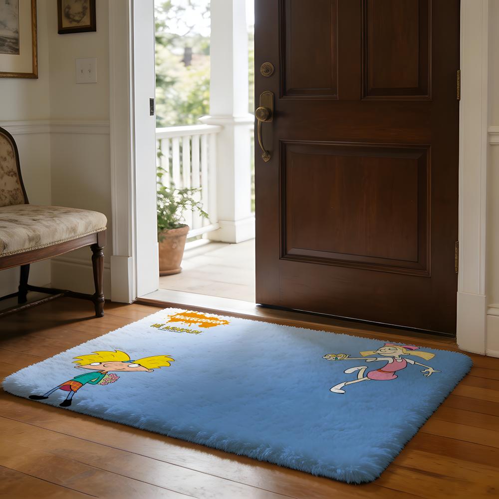 Floor Mat Soft Flannel Rug Non Slip Absorbent Mat for Bathroom Bedroom Home Decor Art Nouveau Black Roses