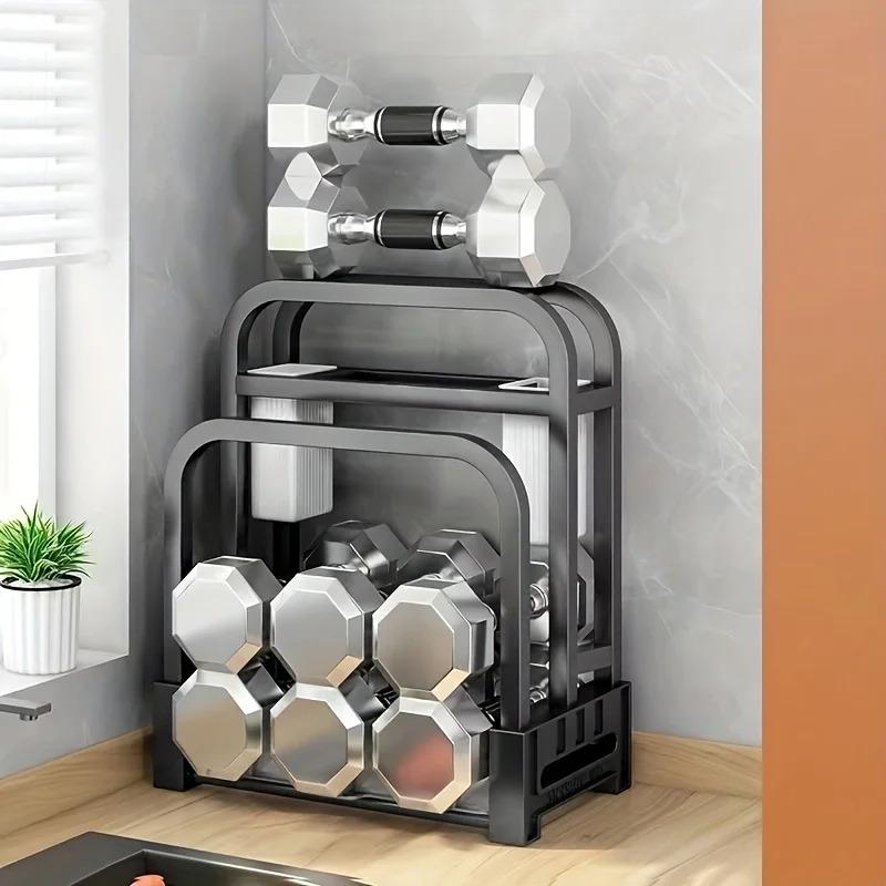 1 Stück Messerhalter aus Edelstahl, Aufbewahrung für Messer, Geschirr, Küchenutensilien für Zuhause, Arbeitsplatte, Schneidebrett