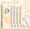 Retractable Neutral Pen With Long Clip Beautiful Design For Student Office Daily Use