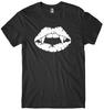 Vampire Teeth Vampire Lips Design Mens Funny Unisex Halloween T-Shirt