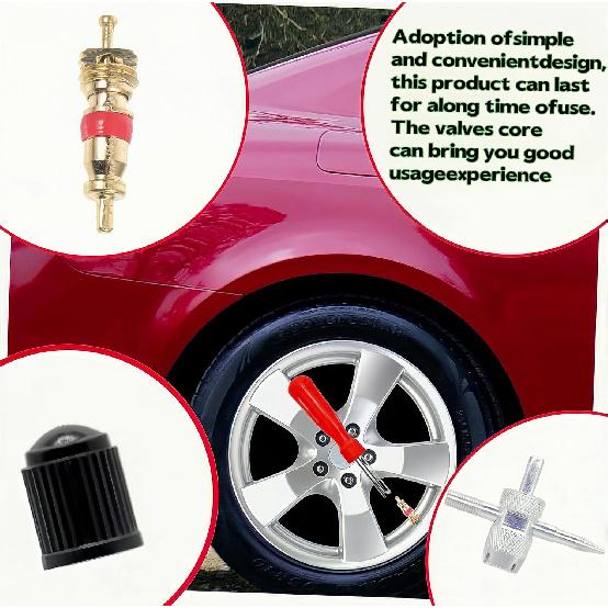 Tire Plug Kit 64 Pcs Tire Repair Rubber Nails Kit With 2 Sizes,Tire Caps With Pressure Gauge,Flat Tire Repair Kit For Car,Motorcycle,Truck,ATV,Tire