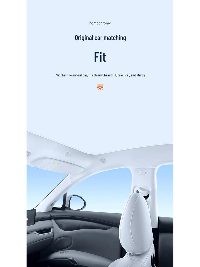 ZEEKR 24 L6 Sunroof Ice Crystal Sunshade - Heat Insulation & Privacy Shield