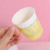 10pcs Anti-Scald Insulated Disposable Paper Cup Holder Heat Resistant Translucent Tea Cup Sleeve Plastic Paper Cup Stand Pantry