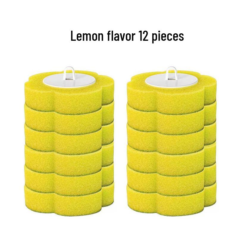 Wall-Mounted Disposable Toilet Brush & Replacement Head