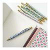 IWI Gel Ink Ballpoint Pen, 0.5mm, Retro Old Taiwan Tile "Blooming Love" 3H921-TILES BL