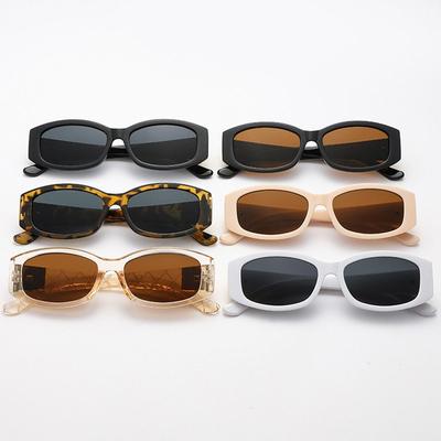 Fashion Rectangle Shades Oval Small Frame Sunglasses Ladies Sun Glasses for Women Men Unique Summer Eyewear UV400 Protection