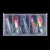 Ultra-Small Hard Bait Lead Fish Single Hook Set Five Boxes Metal Horse Mouth Three Hooks Blood Groove Sequins for Bass Trout