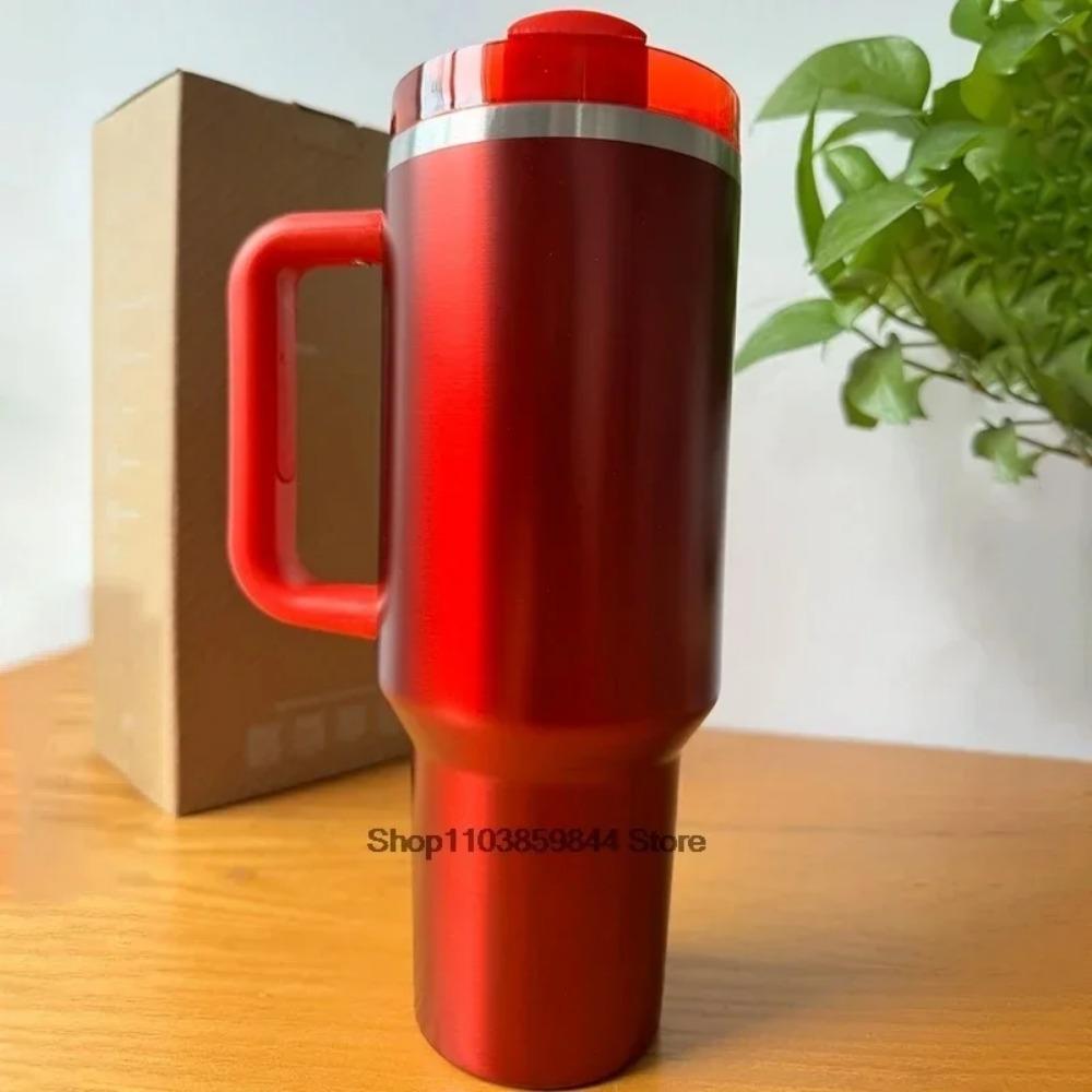 2025 Large Capacity 40Oz Stainless Steel Vacuum Flask - Insulated Tumbler Cup with Lids and Straws, Perfect for Travel