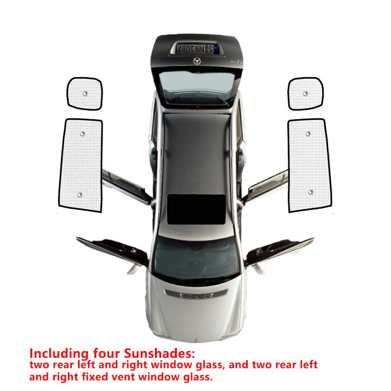 Car Full Sun Visor For Mazda 5 Mazda5 CR Premacy Ford i-Max 2005 2006 2007 2008 2009 Auto Accessories Parasol Stickers Sunshade