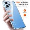 Shockproof Clear Silicone Soft TPU Case For Xiaomi Redmi 13C 12C Note 12S 12 Pro Plus Speed Turbo Ultra Thin Transparent Bumper