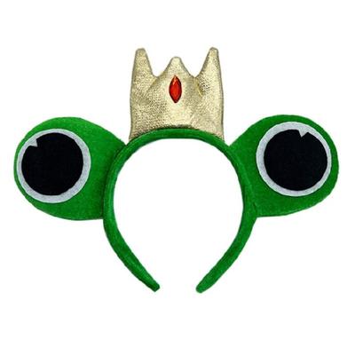 Stylish Anime Frogs Hair Hoop Eye-catching Headpiece Colorful Headwear for Stage Halloween Role Play Role Play