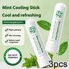3Pcs 1.5G Awakening Stick Mint Inhaler Eucalyptus Essential Oil Mint Sober Inhaler Portable Cooling Refreshing Sticks