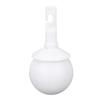 Rolling Ball Tip Hook Type Tip Replacement Rotating Head Attachment Accessory for Walking White