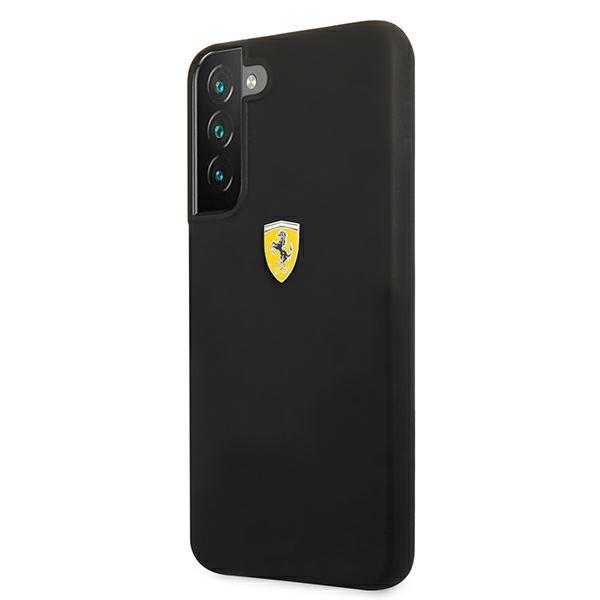 Ferrari Fessihcs22Mbk S22+ S906Czarny/Black Hardcase On Track Silicone