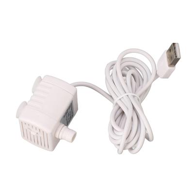 Haustier-Wasserbrunnenpumpe, leise, verhindert trockenes Brennen, USB-betriebener bürstenloser DC-Motor, Mini-Katzenwasser