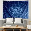 Football team City FC Print Tapestry, Lightweight Wall Hanging, for Bedroom, Dorm, Living Room, Home Art Decor - Birthday Christmas Gift for Friends