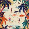 Outdoor Dekostoffe Oxford - Motiv Sommer | Dx9263