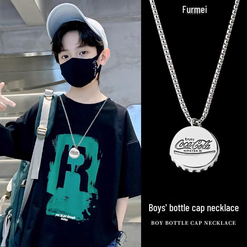 Trendige Hip-Hop-Halskette für Kinder - Cooles Accessoire für Jungen & Mädchen