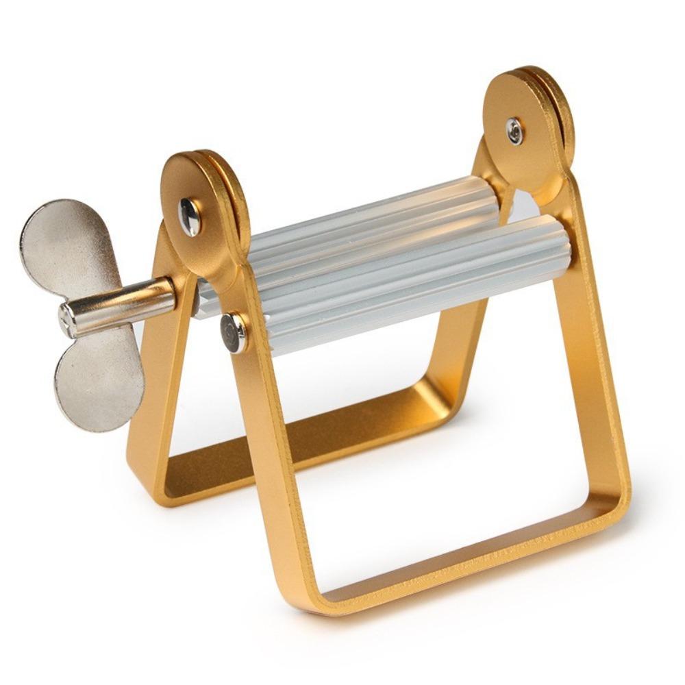 Arbeitssparende Zahnpastatuben-Aufroller Manuell drehbarer Zahnpastaspender Ölfarbe