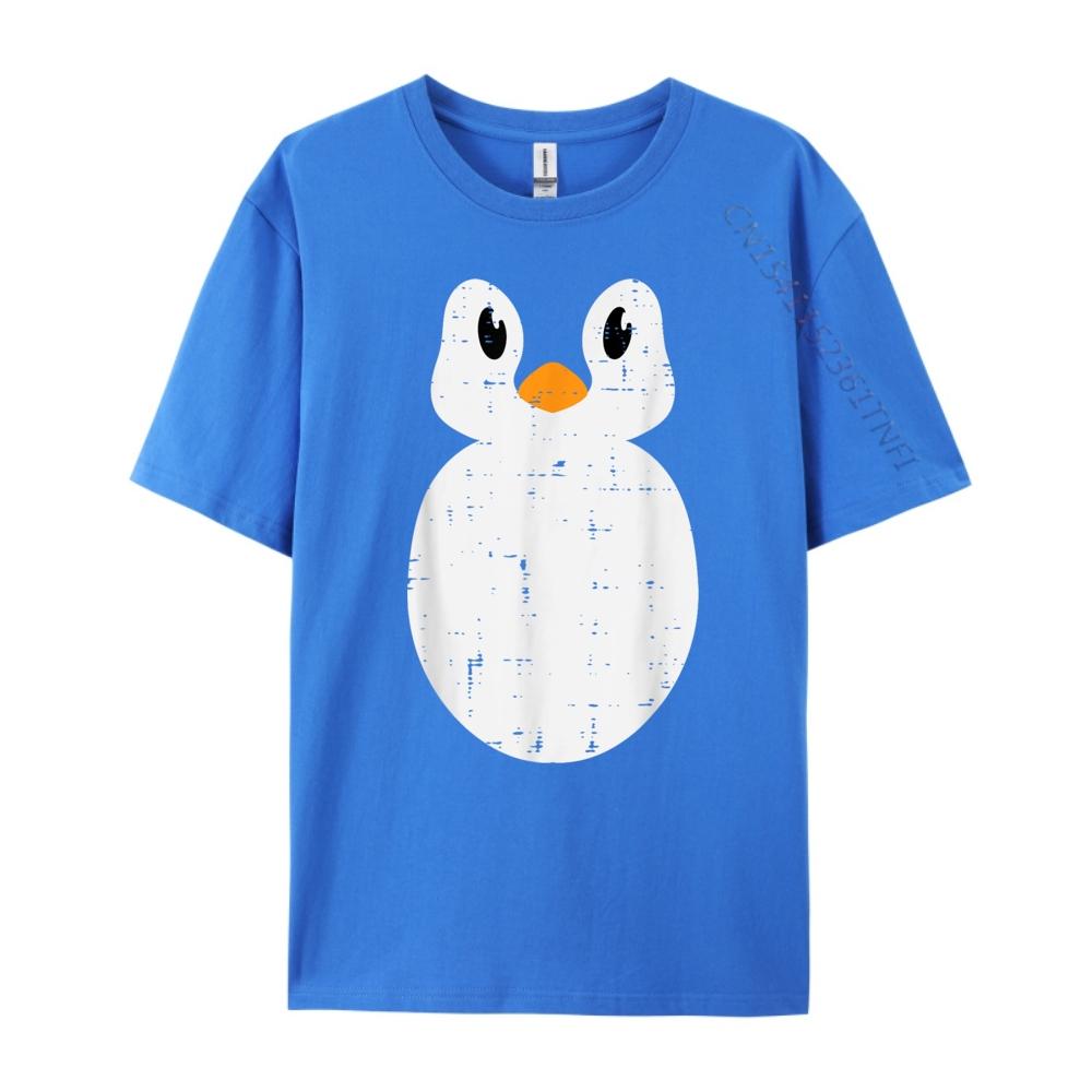 Penguin Face Cute Animal Men Girls Streetwear Men Limited Time Special T Shirt Man Tshirt