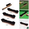 Billiard Table Brush, Portable PVC Wooden Handle Snooker Cleaning Tool