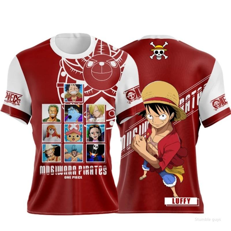 Men's Casual One Piece T-Shirt Sanji Raid Suit Jersey Boys Clothes Girls Short Sleeve Breathable Summer Fashion